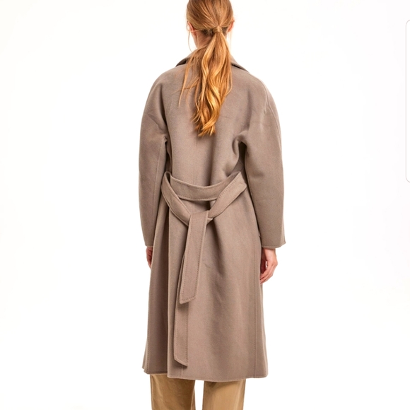 Women's Double-Breasted Coat - Picture 3 of 13